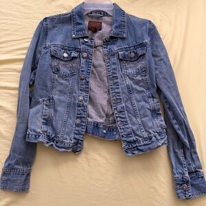 Aeropostale Women's Blue Denim Jacket